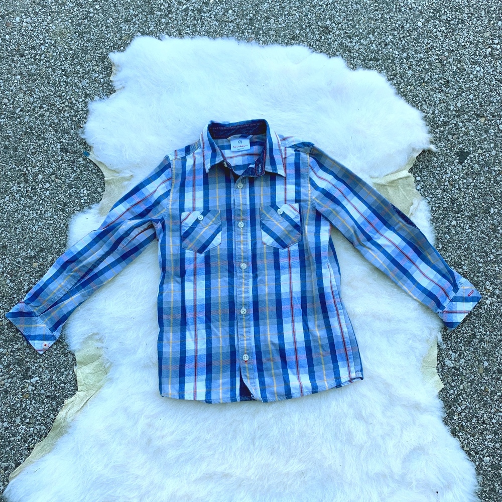 Hanna Andersson Plaid Button Down